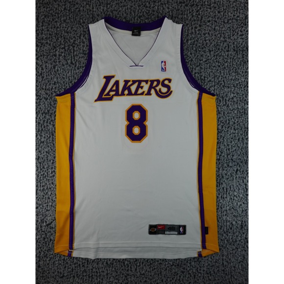 Nike Other - Nike Basketball Jersey Mens XL White Good Kobe Bryant 8 Lakers NBA Authentic 48